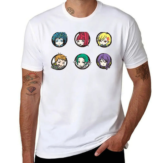Gnosia Chibi Characters T-Shirt